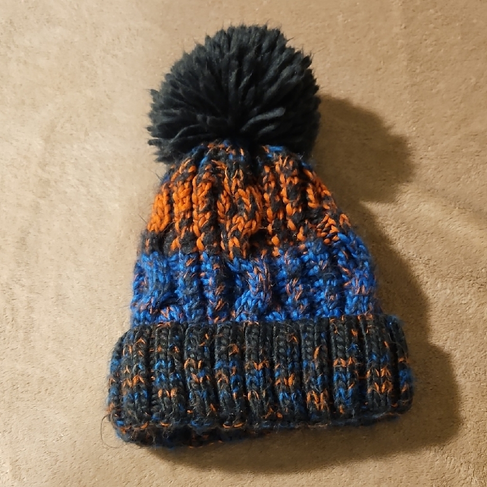 Children's Place Kids' Multicolor Knit Pom-Pom Beanie